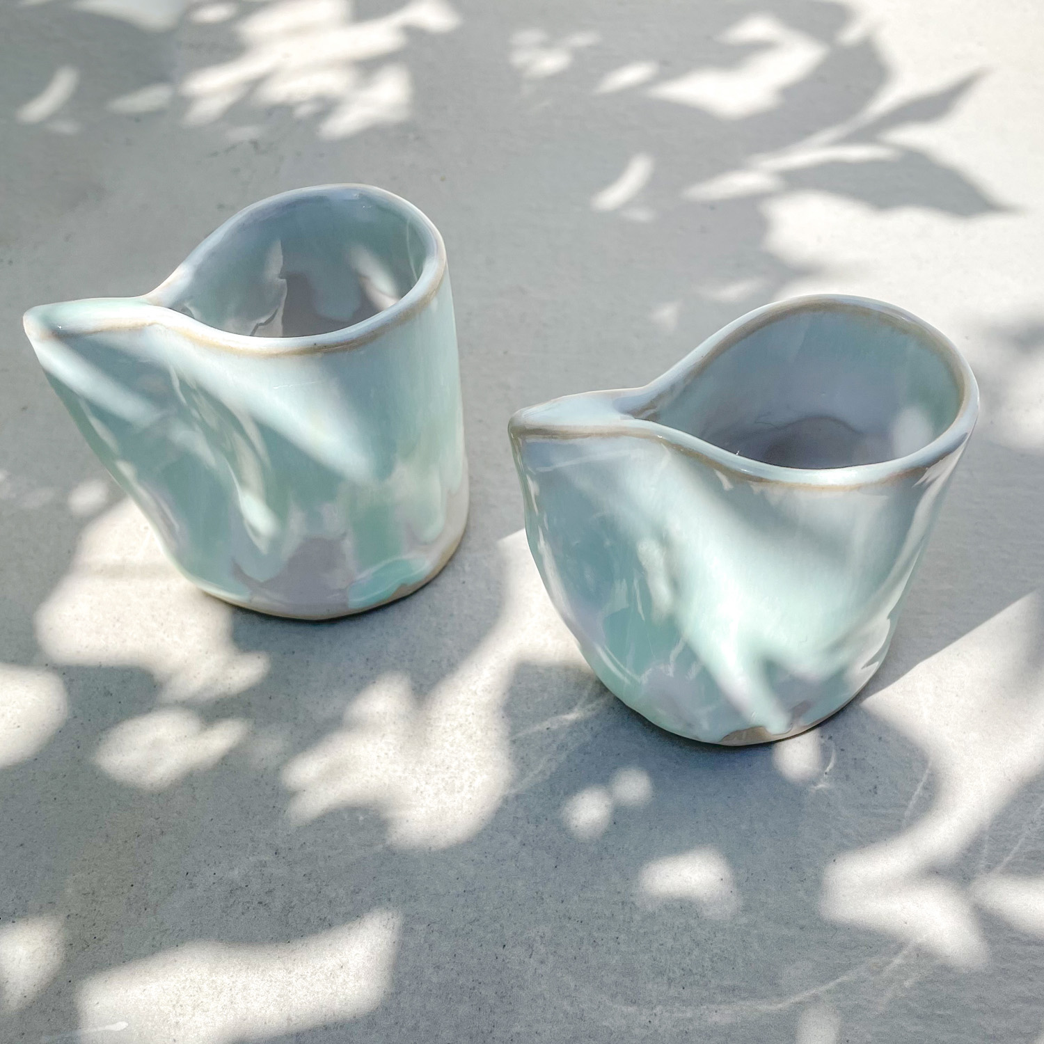 Tasses Handcofy Mint Mint Pieds Nus Céramique émilie Dingli