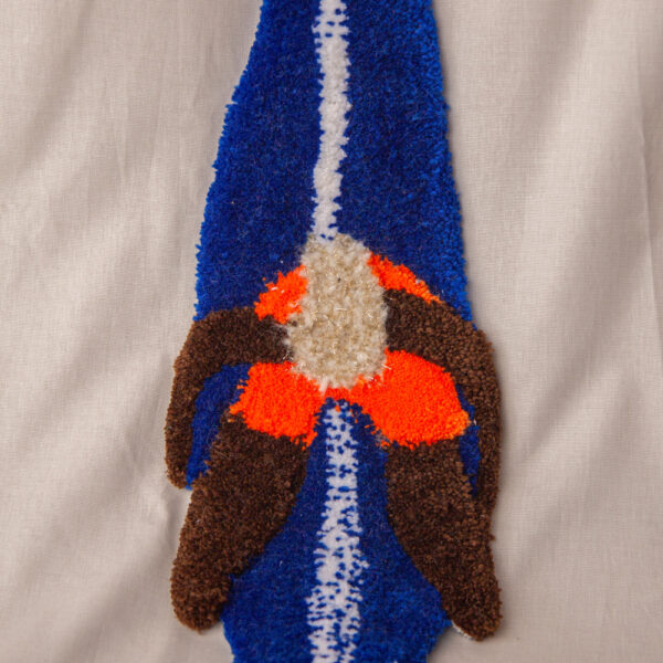 Tufting surfeuse bleu